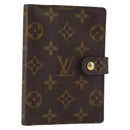 LOUIS VUITTON Monogram Agenda PM Day Planner Cover R20005 LV Auth bs31606-1