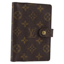 LOUIS VUITTON Monogram Agenda PM Day Planner Cover R20005 LV Auth bs31607-1