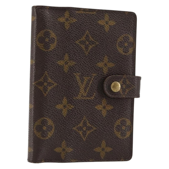 LOUIS VUITTON Monogram Agenda PM Day Planner Cover R20005 LV Auth bs31607