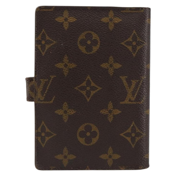 LOUIS VUITTON Monogram Agenda PM Day Planner Cover R20005 LV Auth bs31607