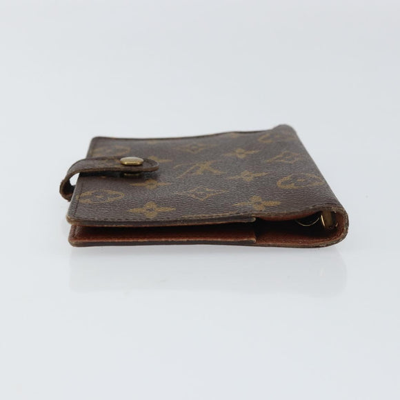 LOUIS VUITTON Monogram Agenda PM Day Planner Cover R20005 LV Auth bs31607