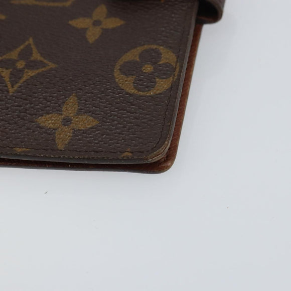 LOUIS VUITTON Monogram Agenda PM Day Planner Cover R20005 LV Auth bs31607