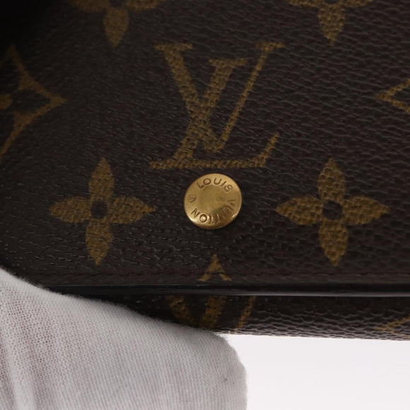LOUIS VUITTON Monogram Portefeuille Tresol Wallet M61736 LV Auth bs31611