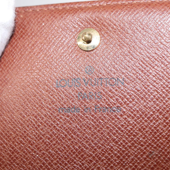 LOUIS VUITTON Monogram Portefeuille Tresol Wallet M61736 LV Auth bs31611