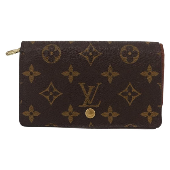 LOUIS VUITTON Monogram Portefeuille Tresol Wallet M61736 LV Auth bs31611