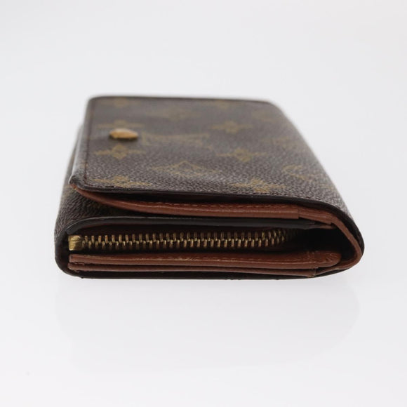 LOUIS VUITTON Monogram Portefeuille Tresol Wallet M61736 LV Auth bs31611