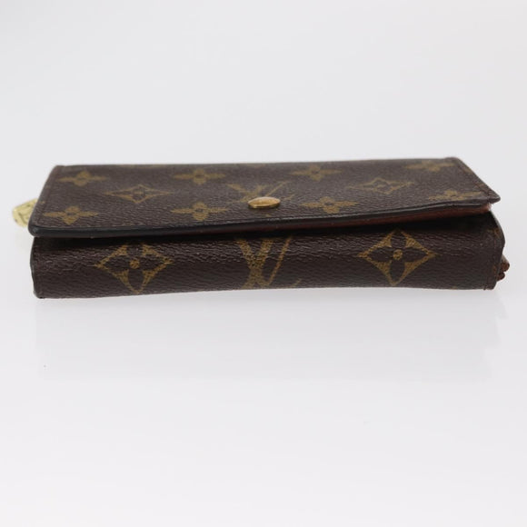 LOUIS VUITTON Monogram Portefeuille Tresol Wallet M61736 LV Auth bs31611