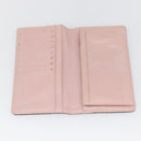 CHANEL Matelasse Long Wallet Lamb Skin Black CC Auth bs31616-14