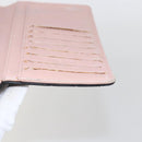 CHANEL Matelasse Long Wallet Lamb Skin Black CC Auth bs31616-15