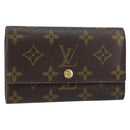 LOUIS VUITTON Monogram Porte Monnaie Zip Wallet M61735 LV Auth bs31618-1