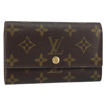 LOUIS VUITTON Monogram Porte Monnaie Zip Wallet M61735 LV Auth bs31618