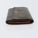 LOUIS VUITTON Monogram Porte Monnaie Zip Wallet M61735 LV Auth bs31618-3