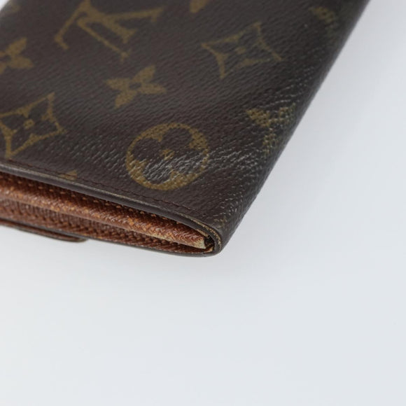 LOUIS VUITTON Monogram Pochette Porte Monnaie Credit Wallet M61725 Auth bs31619