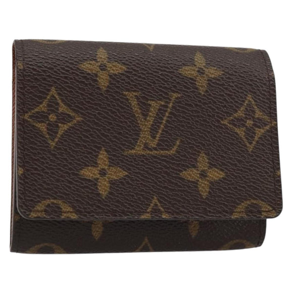 LOUIS VUITTON Monogram Anvelop Cult De Vuitto Card Case M62920 LV Auth bs31620