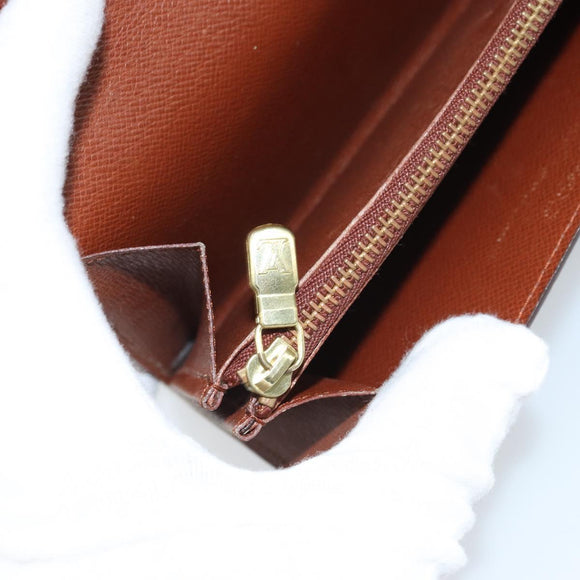 LOUIS VUITTON Monogram Pochette Porte Monnaie Credit Wallet M61725 Auth bs31621