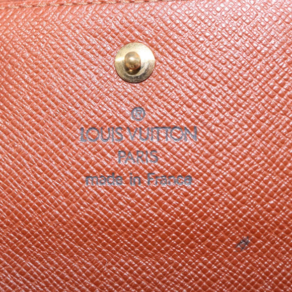 LOUIS VUITTON Porte Monnaie Bier Cartes Crdit Wallet M61652 LV Auth bs31622