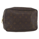 LOUIS VUITTON Monogram Trousse Toilette 23 Clutch Bag M47524 LV Auth bs31624-1