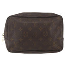 LOUIS VUITTON Monogram Trousse Toilette 23 Clutch Bag M47524 LV Auth bs31624-13