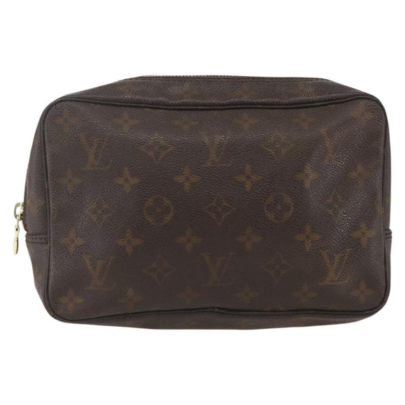 LOUIS VUITTON Monogram Trousse Toilette 23 Clutch Bag M47524 LV Auth bs31624