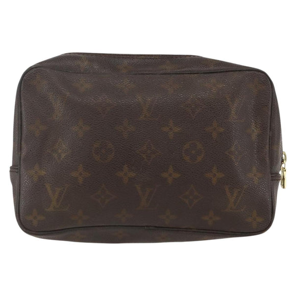 LOUIS VUITTON Monogram Trousse Toilette 23 Clutch Bag M47524 LV Auth bs31624