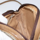 GUCCI GG Plus Supreme Shoulder Bag PVC Beige Gold Auth bs31626-19