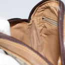 GUCCI GG Plus Supreme Shoulder Bag PVC Beige Gold Auth bs31626-19