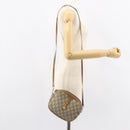 GUCCI GG Plus Supreme Shoulder Bag PVC Beige Gold Auth bs31626-21