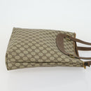 GUCCI GG Supreme Tote Bag PVC 3 Set Beige Black Auth bs31627-12