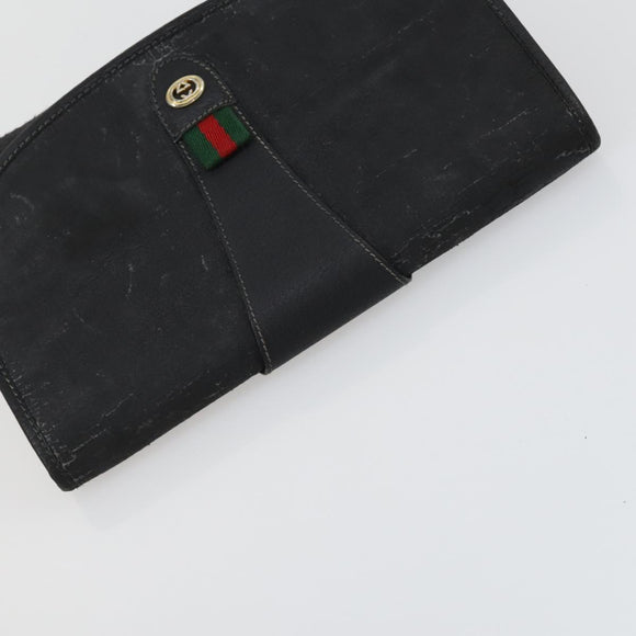 GUCCI GG Supreme Tote Bag PVC 3 Set Beige Black Auth bs31627