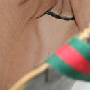 GUCCI GG Supreme Tote Bag PVC 3 Set Beige Black Auth bs31627-9