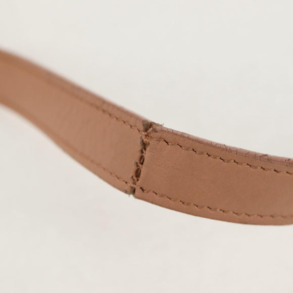 SAINT LAURENT Petit Kabas Hand Bag Leather 2way Pink Gold Auth bs31628