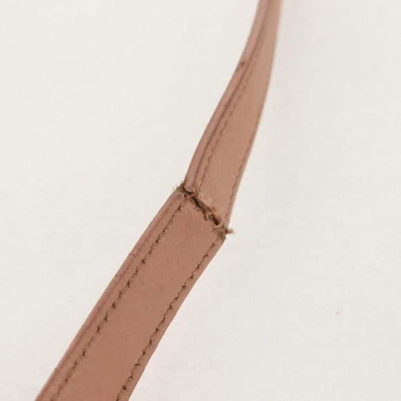 SAINT LAURENT Petit Kabas Hand Bag Leather 2way Pink Gold Auth bs31628