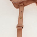 SAINT LAURENT Petit Kabas Hand Bag Leather 2way Pink Gold Auth bs31628-15