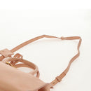 SAINT LAURENT Petit Kabas Hand Bag Leather 2way Pink Gold Auth bs31628-16