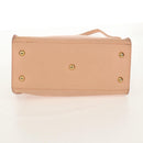 SAINT LAURENT Petit Kabas Hand Bag Leather 2way Pink Gold Auth bs31628-19