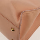 SAINT LAURENT Petit Kabas Hand Bag Leather 2way Pink Gold Auth bs31628-23