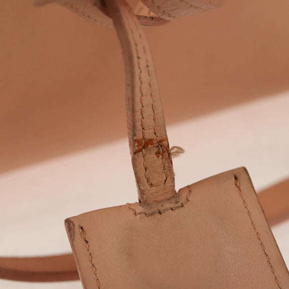 SAINT LAURENT Petit Kabas Hand Bag Leather 2way Pink Gold Auth bs31628