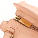 SAINT LAURENT Petit Kabas Hand Bag Leather 2way Pink Gold Auth bs31628-30