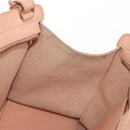 SAINT LAURENT Petit Kabas Hand Bag Leather 2way Pink Gold Auth bs31628-33