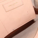 SAINT LAURENT Petit Kabas Hand Bag Leather 2way Pink Gold Auth bs31628-37