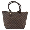 LOUIS VUITTON Damier Ebene Saleya PM Tote Bag N51183 LV Auth bs31629-3