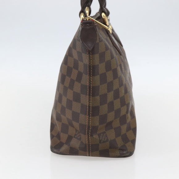 LOUIS VUITTON Damier Ebene Saleya PM Tote Bag N51183 LV Auth bs31629