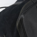 HERMES Tower Ash Garden Party MM Tote Bag Canvas Black Silver Auth bs31631-14