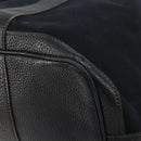 HERMES Tower Ash Garden Party MM Tote Bag Canvas Black Silver Auth bs31631-15