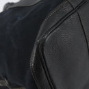 HERMES Tower Ash Garden Party MM Tote Bag Canvas Black Silver Auth bs31631-16