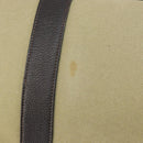 HERMES Tower Ash Garden Party MM Tote Bag Canvas Beige Silver Auth bs31632-10