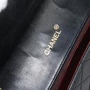 CHANEL Matelasse Chain Shoulder Bag Lamb Skin Black Gold CC Auth bs31635-16