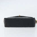 CHANEL Matelasse Chain Shoulder Bag Lamb Skin Black Gold CC Auth bs31635-9