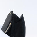 VALENTINO Rock Studs Shoulder Bag Leather Black Gold Auth bs31636-20