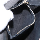 VALENTINO Rock Studs Shoulder Bag Leather Black Gold Auth bs31636-12